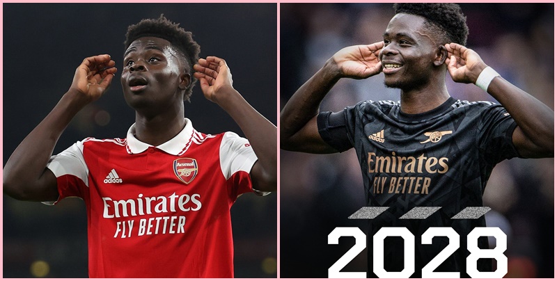 Arsenal đã sẵn sàng hợp đồng gia hạn với Bukayo Saka đến tận năm 2028